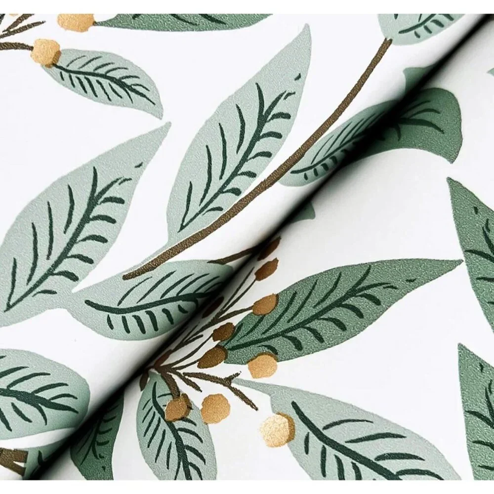 Rifle Paper Co Willowberry Sage 1+ Roll Wallpaper Pattern RF7465 Wall Decor USA